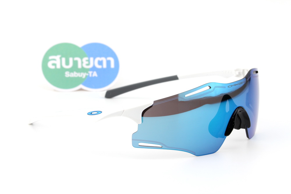 Oakley CYBR ZERO Polished White / Prizm Sapphire OO9512D-02