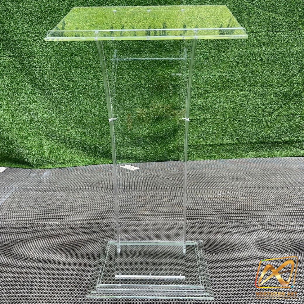 โพเดียม อะคริลิคใส รุ่น AC-29 TOP เอียง ขนาด(W)59 x (L)38 x (H) 110 ซม.(งานนำเข้า)