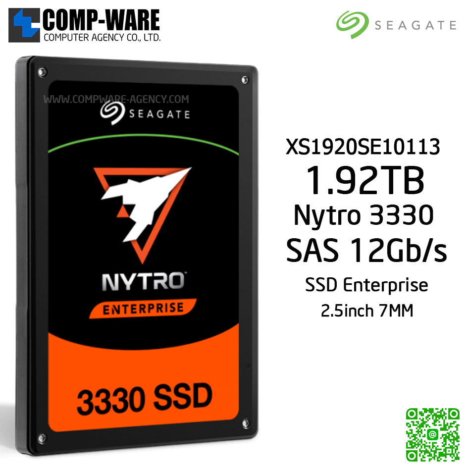 Seagate Nytro 3330 1.92TB 2.5 Inch Enterprise SSD SAS 12Gb/s ,SED BASE , 5 Years warranty - XS1920SE10113