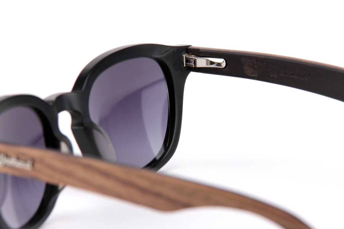 แว่นกันแดดขาไม้ Weekend Duet Collection Tokyo Matte Black (Dark)