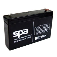 SL6-8 SLA BATTERY 6V 8AH