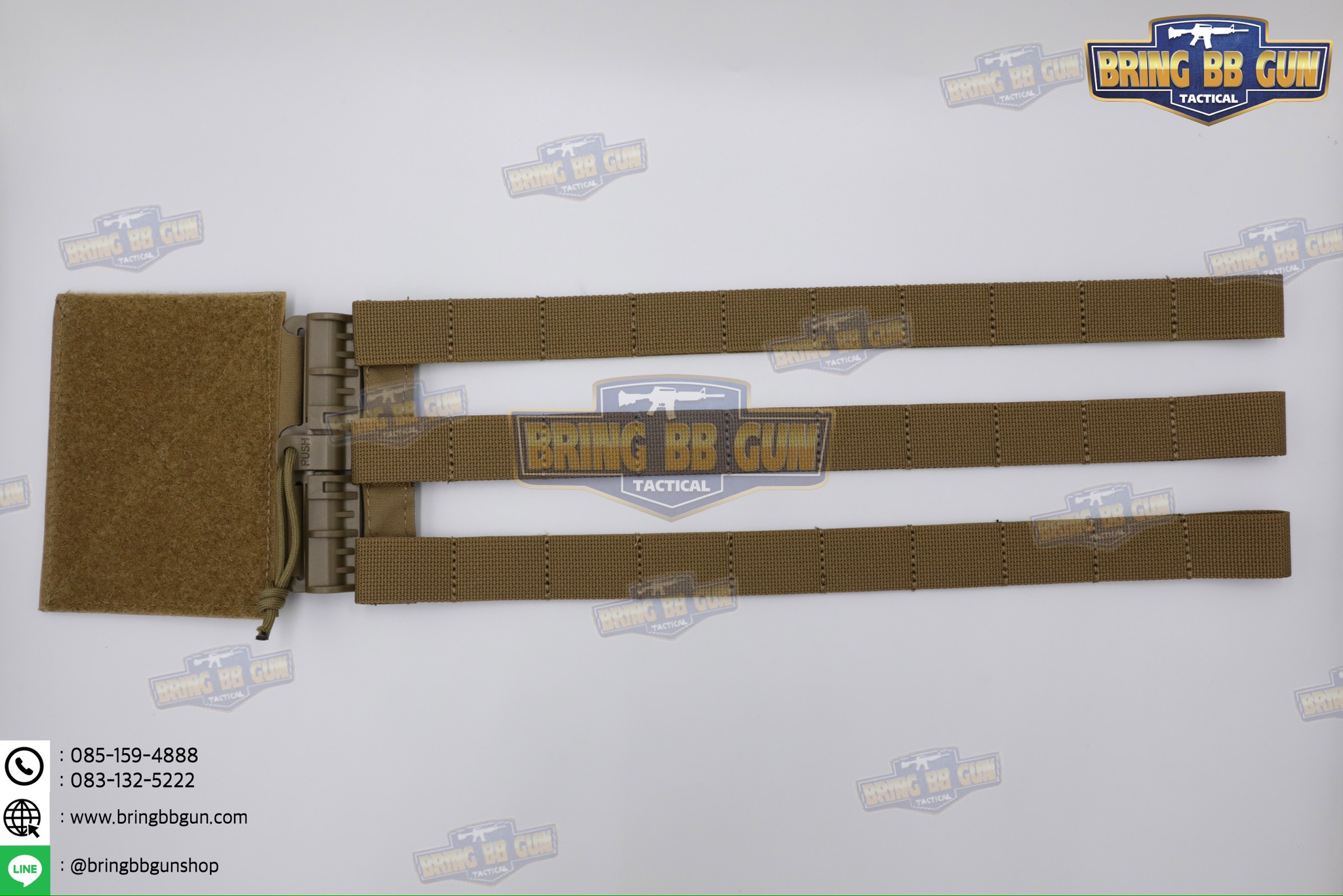 ชุดเซ็ตปลดเสื้อเกราะไว ชุดสายโอบ-ปลดไว (Vest single point quick release Mesh Cummerbund) (Quick Release Cummerbund Set)