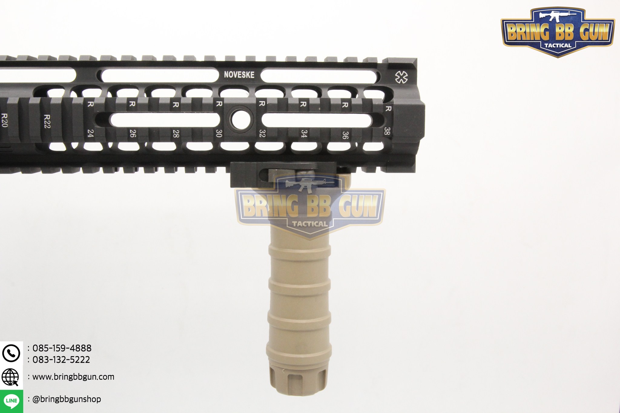 กริ๊ปมือหน้า Tango Down รุ่นยาวปลดไว (Tango Down Vertical Fore Grip QD)