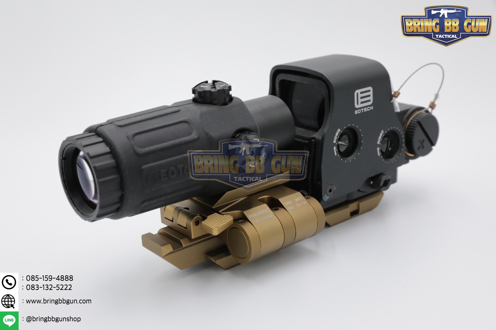 ชุดขายกสูง ดอท+ซูมหลังดอท Wilcox (Side Flip Mount Set for G33) (Wilcox Type Side Flip G33 mount Set)