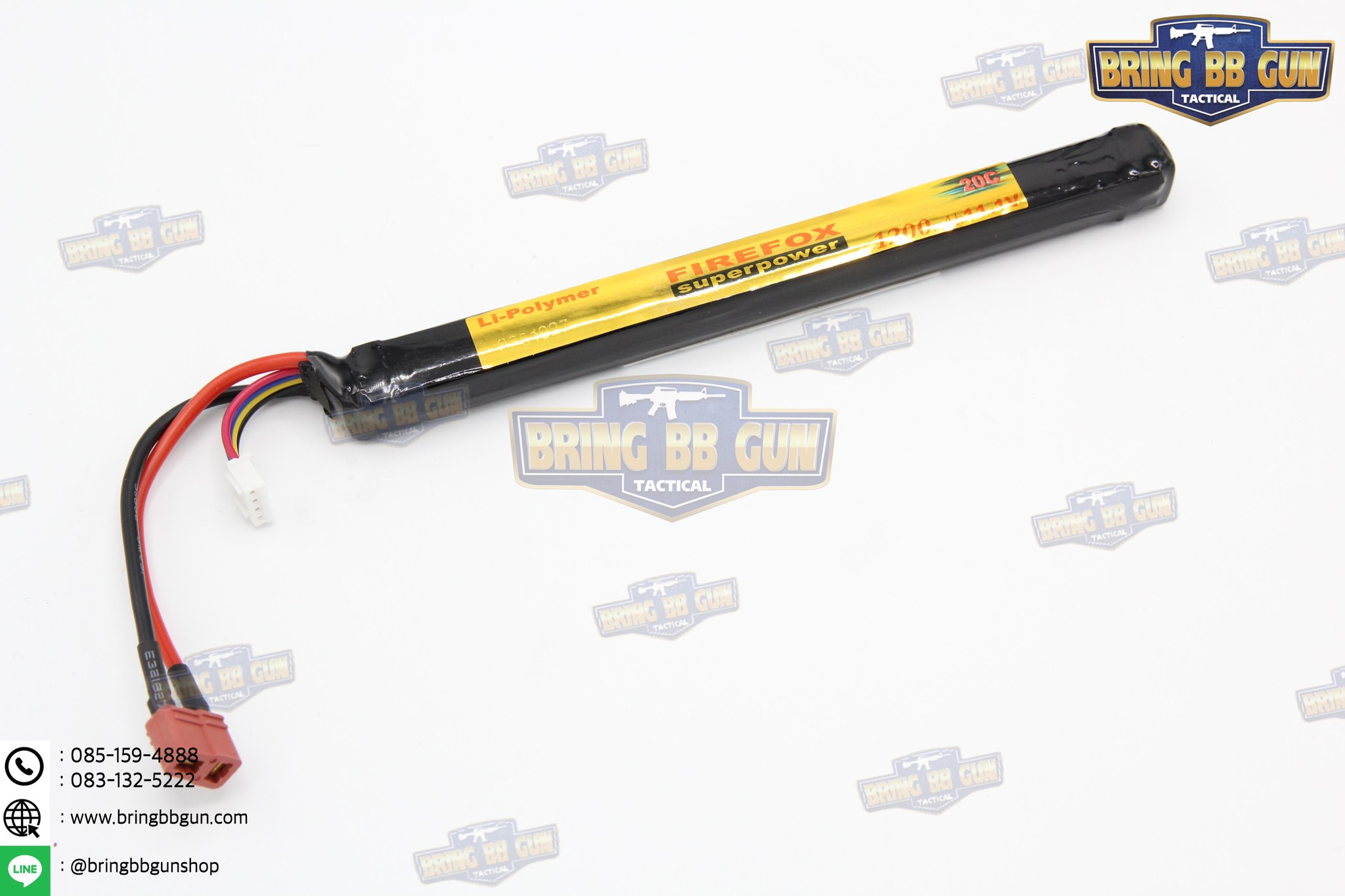 แบตลิโพ ยี่ห้อ Firefox 20C 1200mAh 11.1V. ทรงAK มี2รุ่นให้เลือก