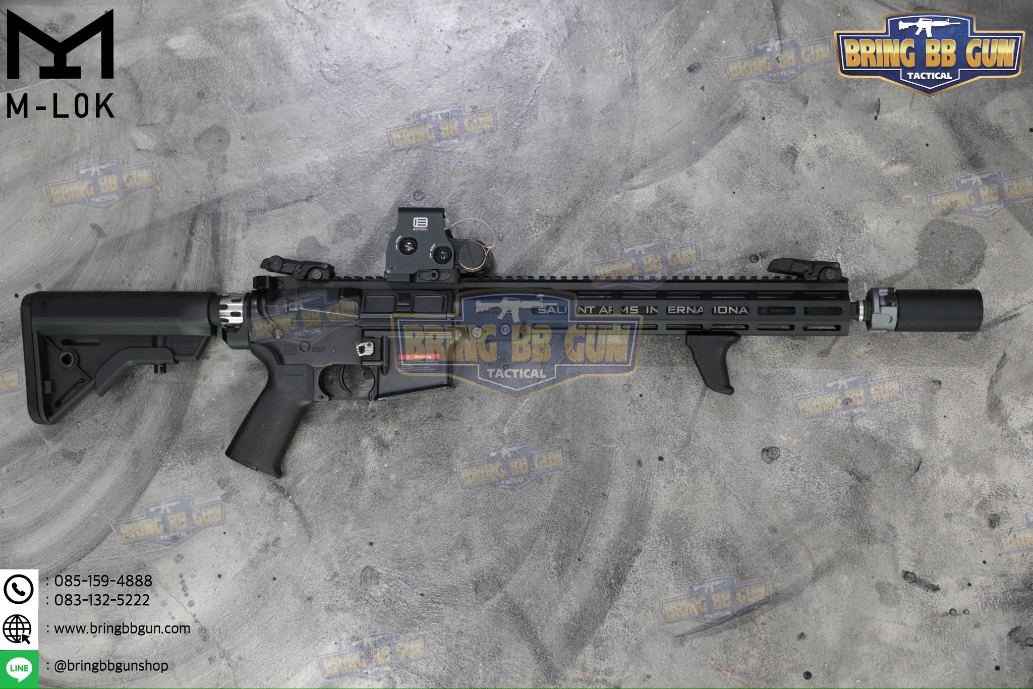 กริ๊ปมือหน้าทรง Emissary Development Handbrake รุ่น M-Lok (Angled Foregrip) (ใช้ได้กับชุดหน้าระบบราง M-Lok เท่านั้น)