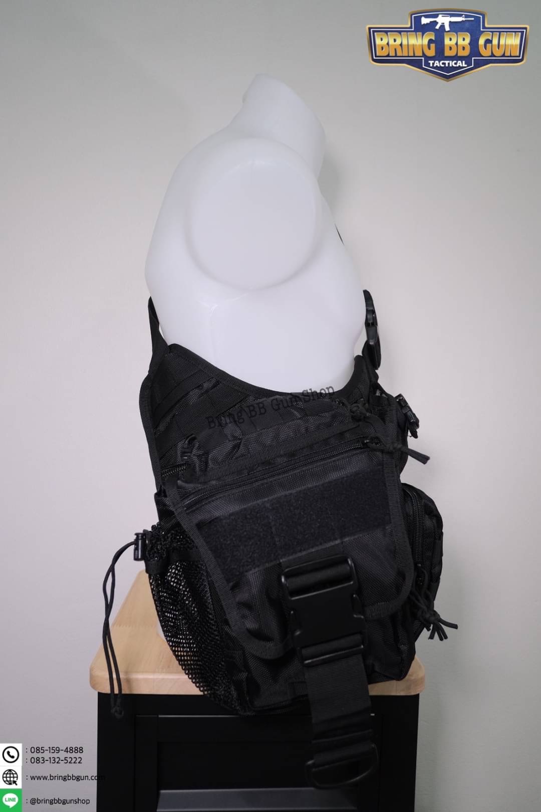 กระเป๋าสะพายข้าง-คาดอก รุ่น ทรงสามเหลี่ยม (เป้สะพายหลัง)