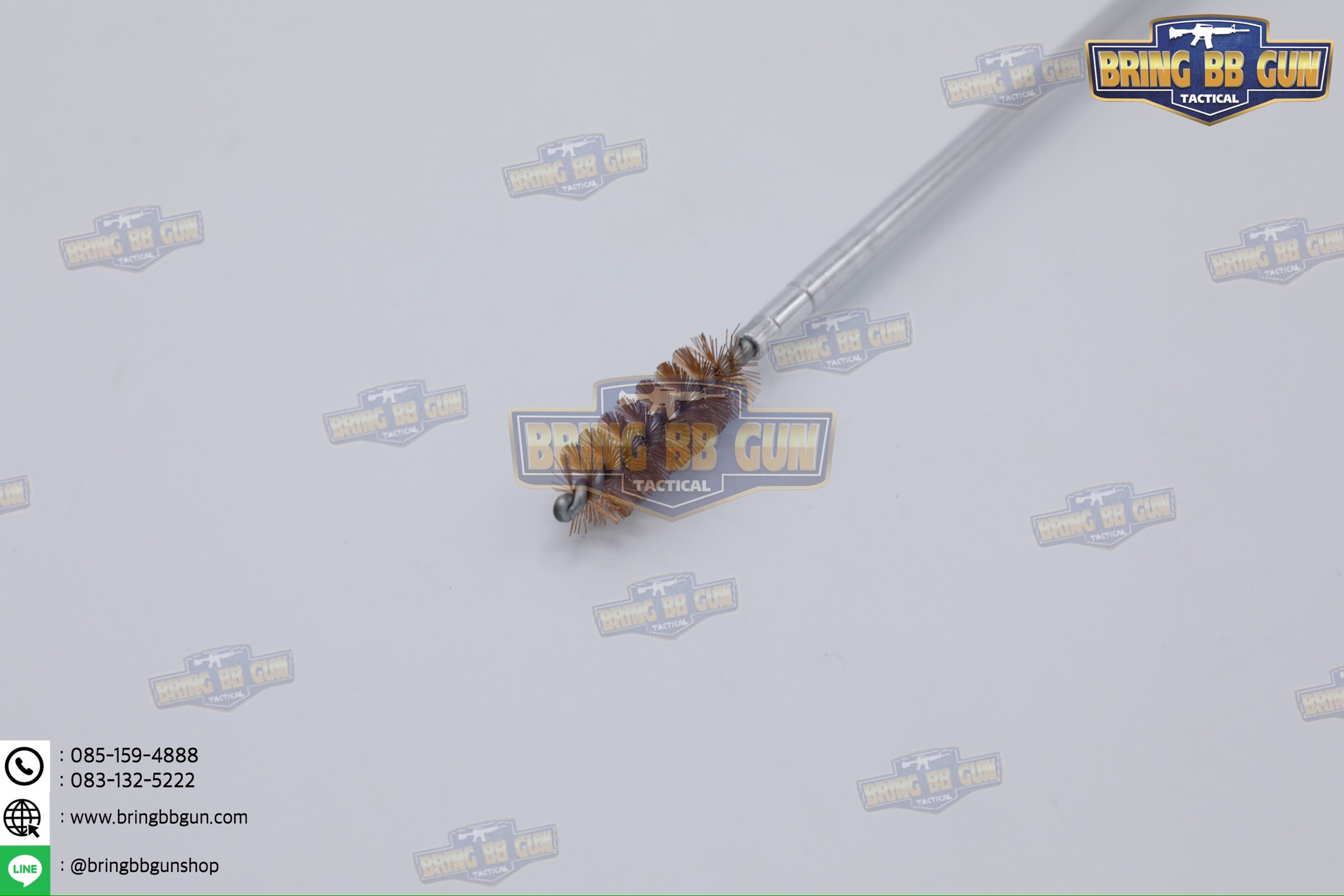 แส้ล้างปืน (แส้ล้างลำกล้องปืน) (แปรงขัดลำกล้อง) (ชุดแส้ทำความสะอาด) (เครื่องมือทำความสะอาดปืน)