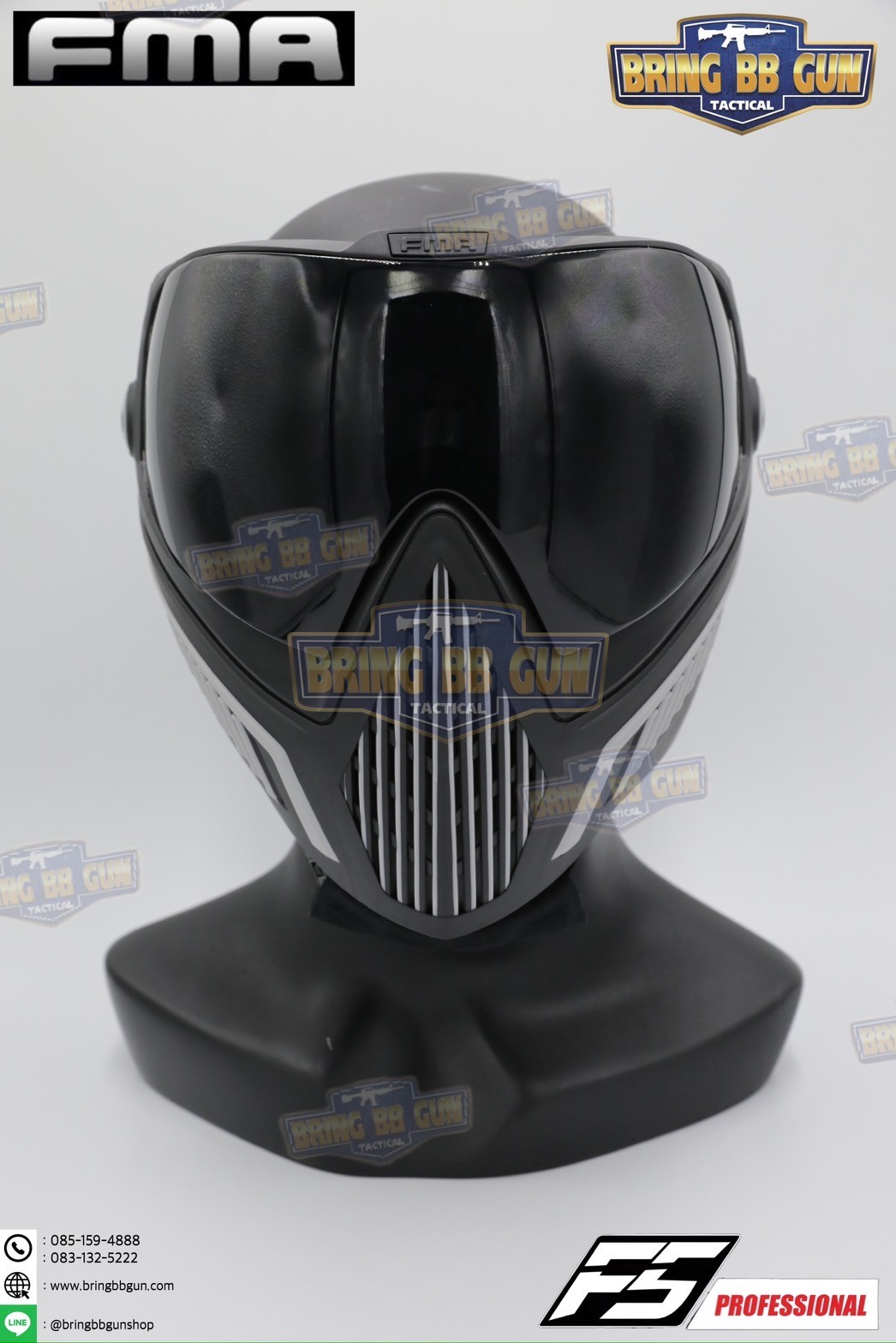 หน้ากาก F5 ยี่ห้อ FMA (FMA F5 STORM GOGGLE MASK) (F5 Professional) (Storm Goggle Mask)