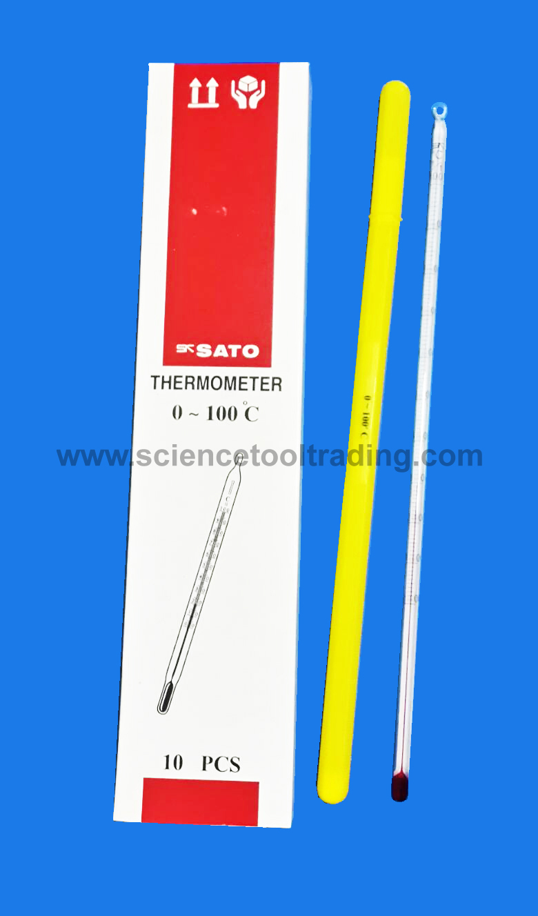 เทอร์โมมิเตอร์ 0-100 องศา ยาว 30 ซม.