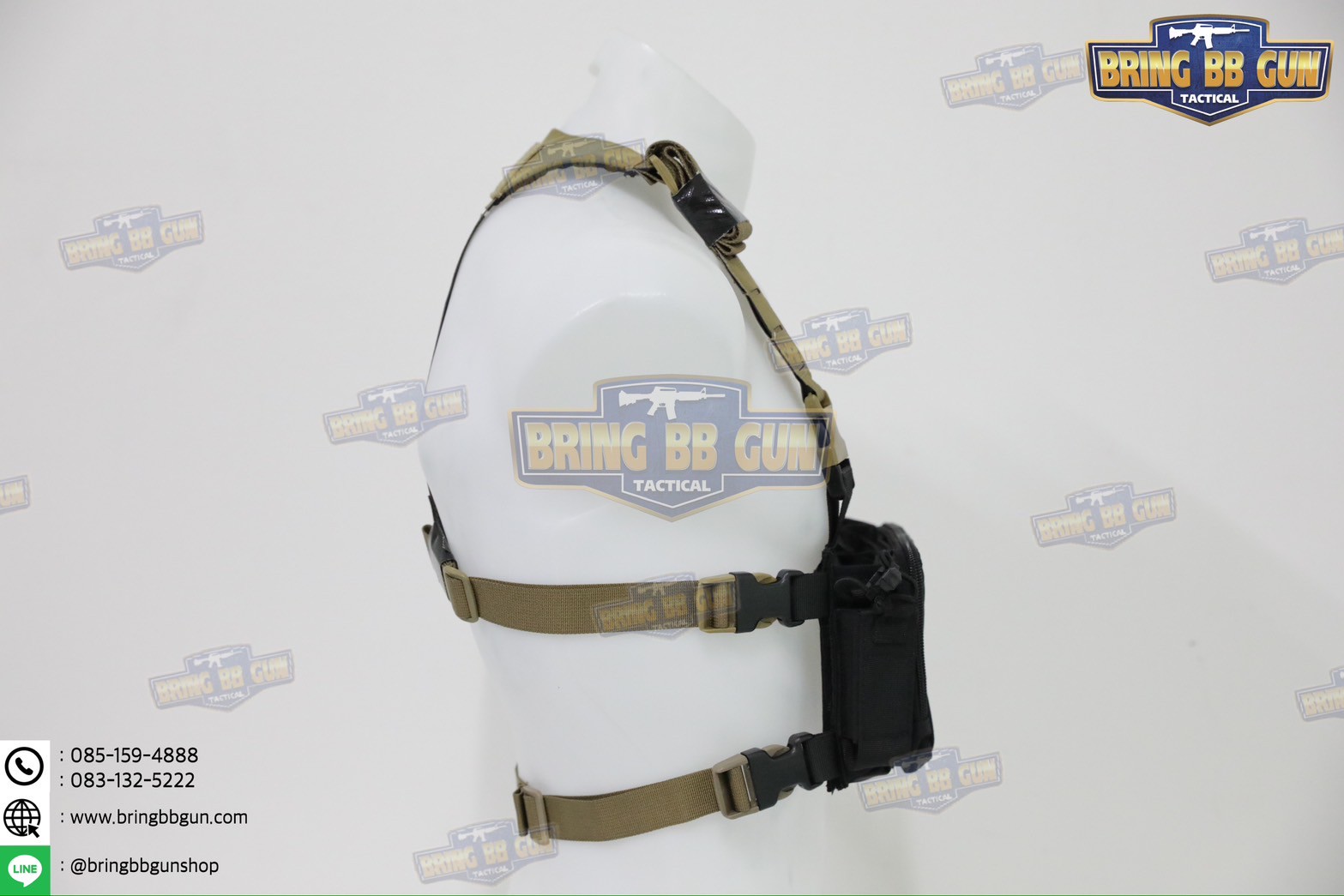 สายโยงบ่า (Chest Rig Harness) (สายโยงบ่าแบบแต่ง)