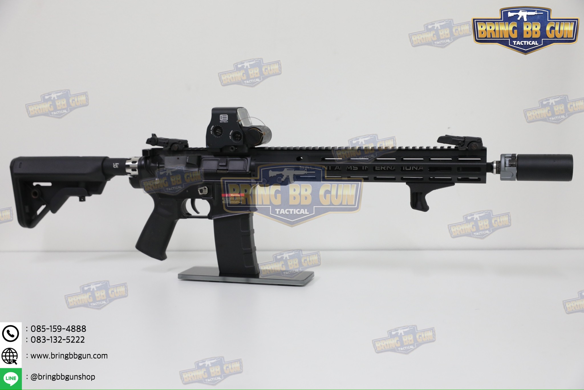 ขาตั้งปืนยาว (ฐานกระจก) (AR Display Stand)