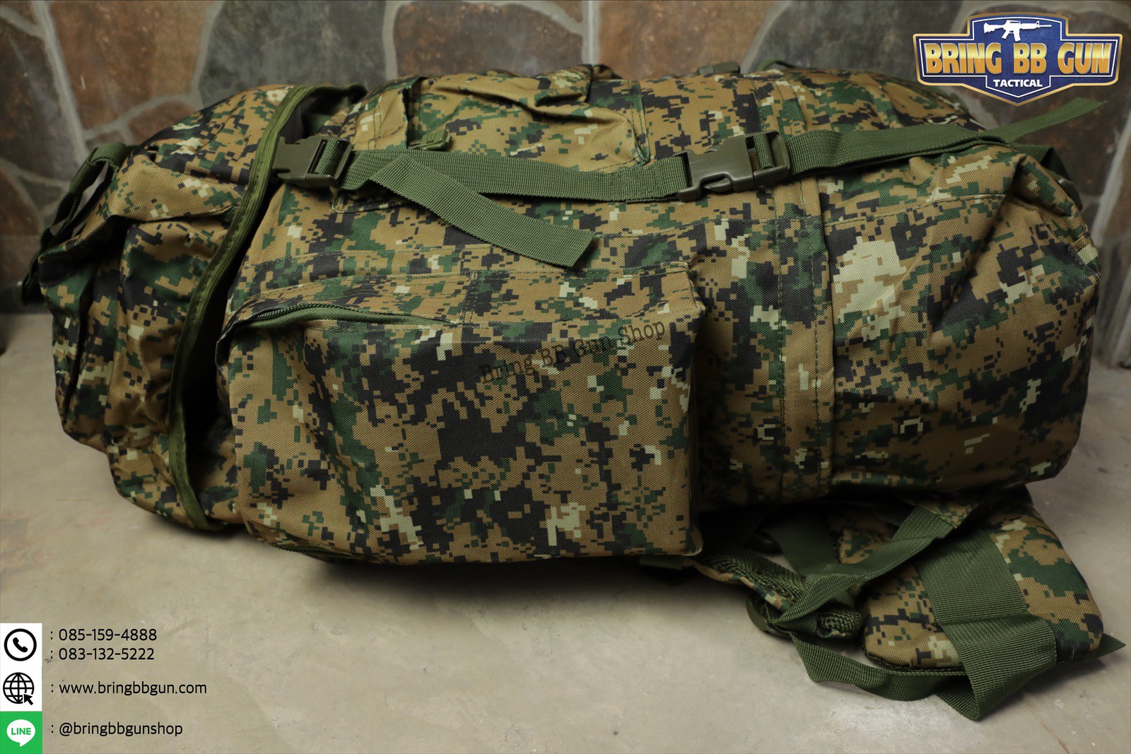 กระเป๋าเป้ รุ่นโครงเหล็ก