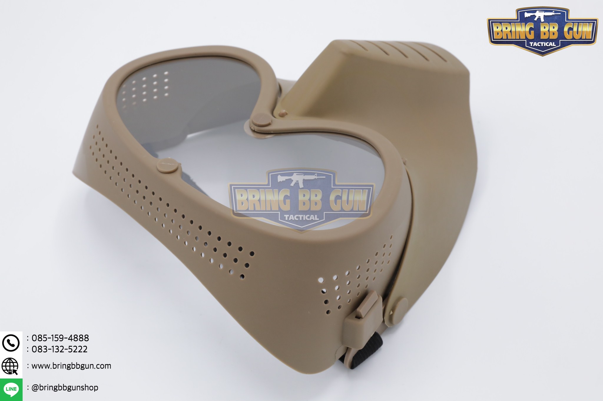 หน้ากากลิง มี2รุ่นให้เลือก รุ่นเลนส์กระจก รุ่นเลนส์ตระแกรง