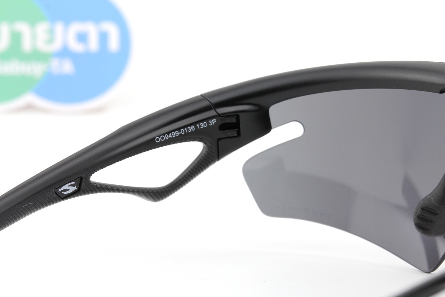 Oakley Sphaera Slash Matte Black / Prizm Black Polarized SKU#OO9499-01