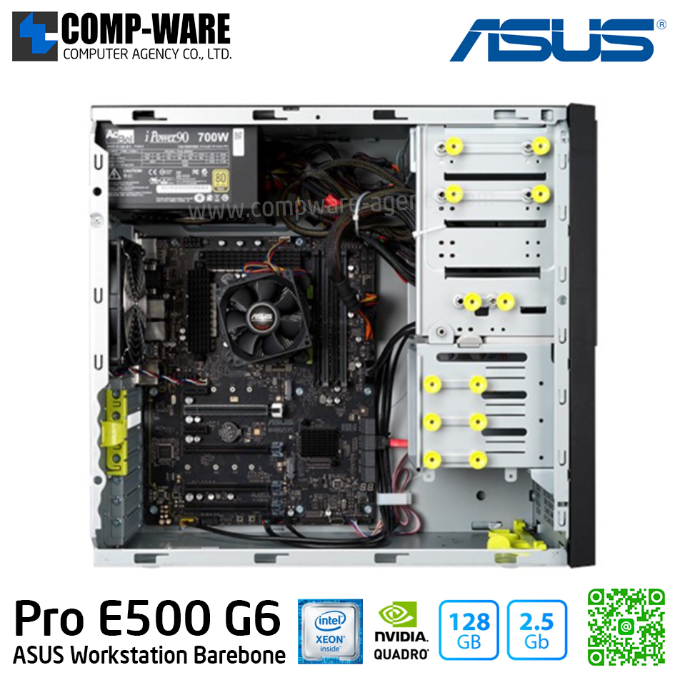 Asus WorkStation Pro E500 G6 / Intel Core I7-10700 / 16GB DDR4 / 256GB M.2 SSD PCIe / NVIDIA RTX3070 / Gigabit LAN 2.5GbE / Win 10 Pro / 3Y ARS (ProE500G6)