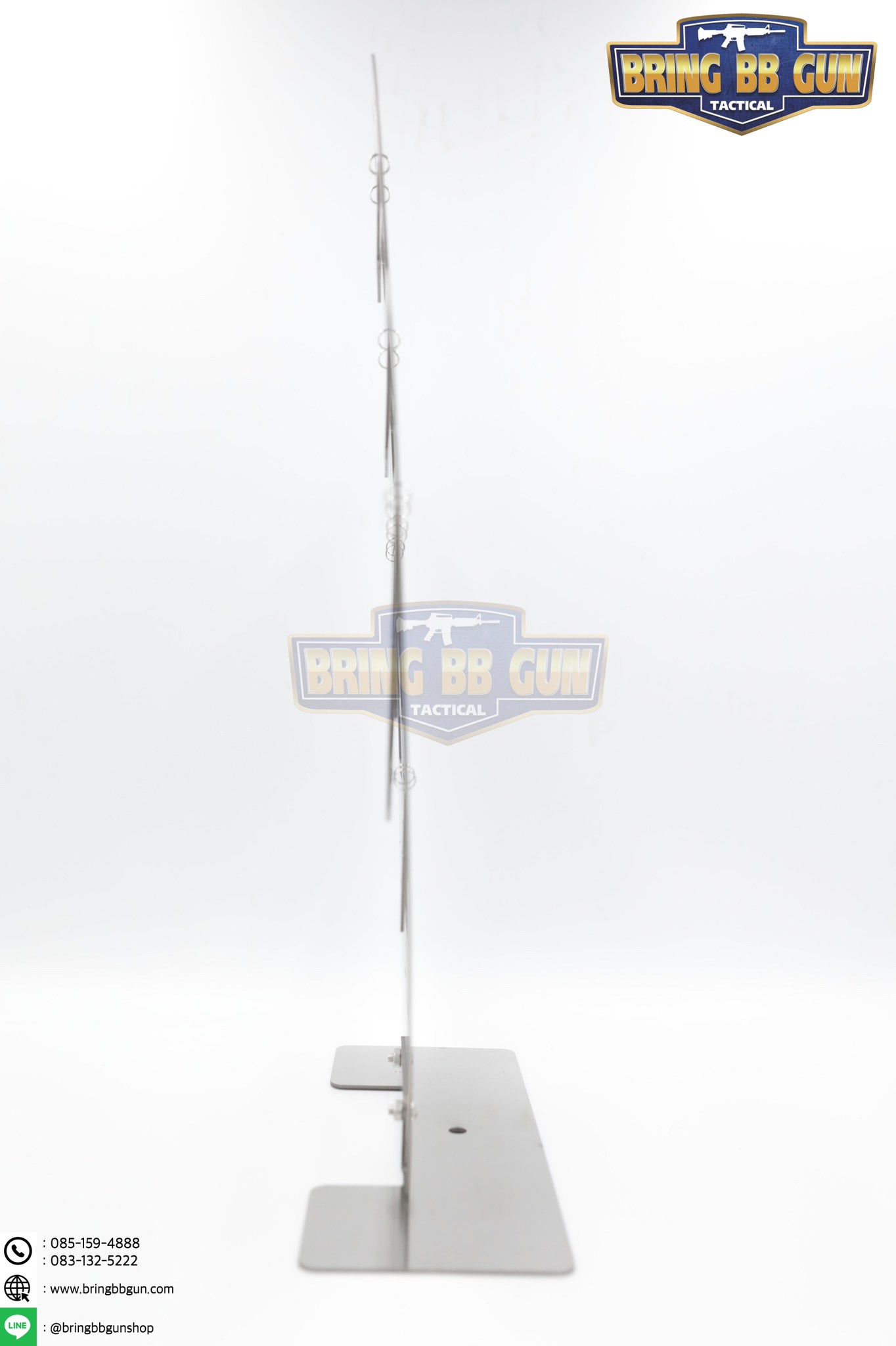 เป้าเพลตเหล็กสำหรับฝึกซ้อมยิงปืนบีบีกัน รุ่น B01 (เป้าซ้อมยิงรูปคน)