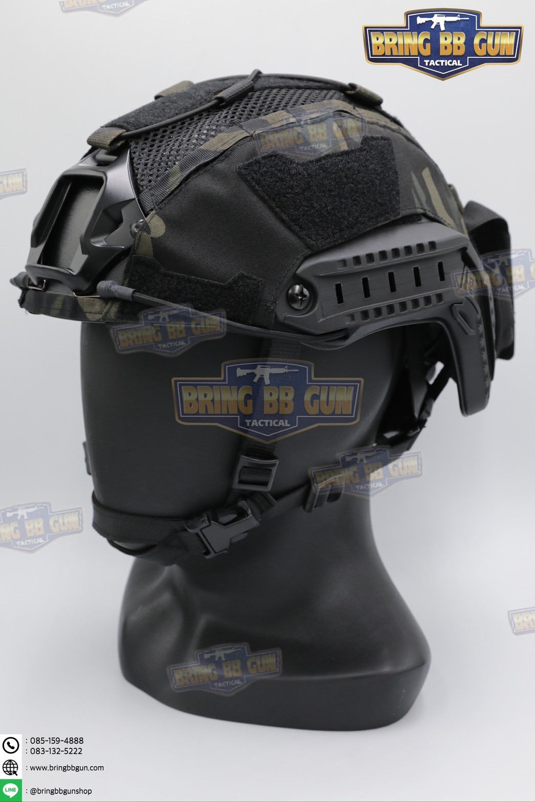ผ้าคลุมหมวกฟาส ทรง Agilite Gen4 (ผ้าคลุมหมวกฟาส-ตาข่าย) (Mesh Fast Helmet Cover) (Fast Helmet Cover Gen4) (OPS-Core Helmet Cover)