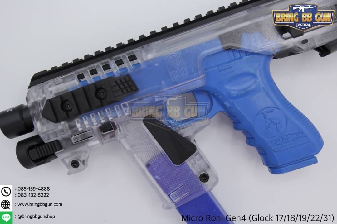 ชุดประกอบปืนสั้น Micro Roni Gen4 สำหรับปืนGlock17/18/19/22/31 (Toy Version)