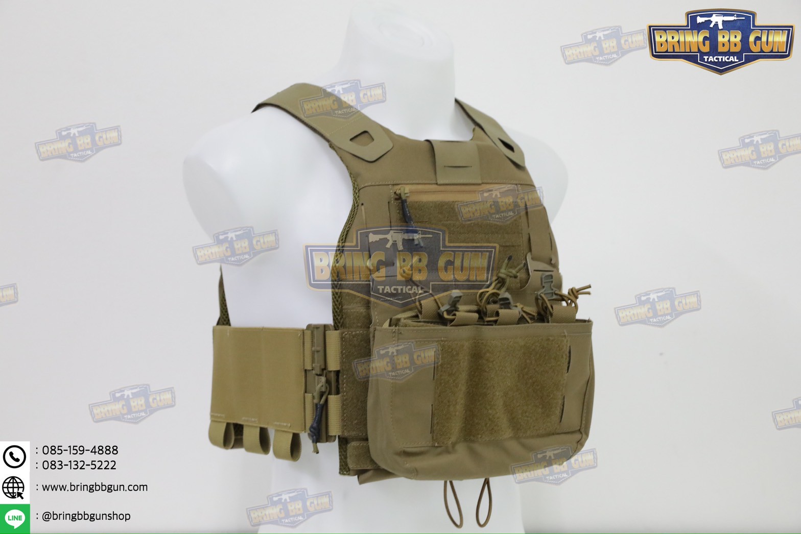 เสื้อเวส FCSK 3.5 (เสื้อเวส FCSK 3.0 + เพ้าแม็กกาซีน DOPE (5.56 แบบ3ช่อง)) (FCSK 3.5 Plate Carrier) (FCSK 3.0 + DOPE (5.56 แบบ3ช่อง))