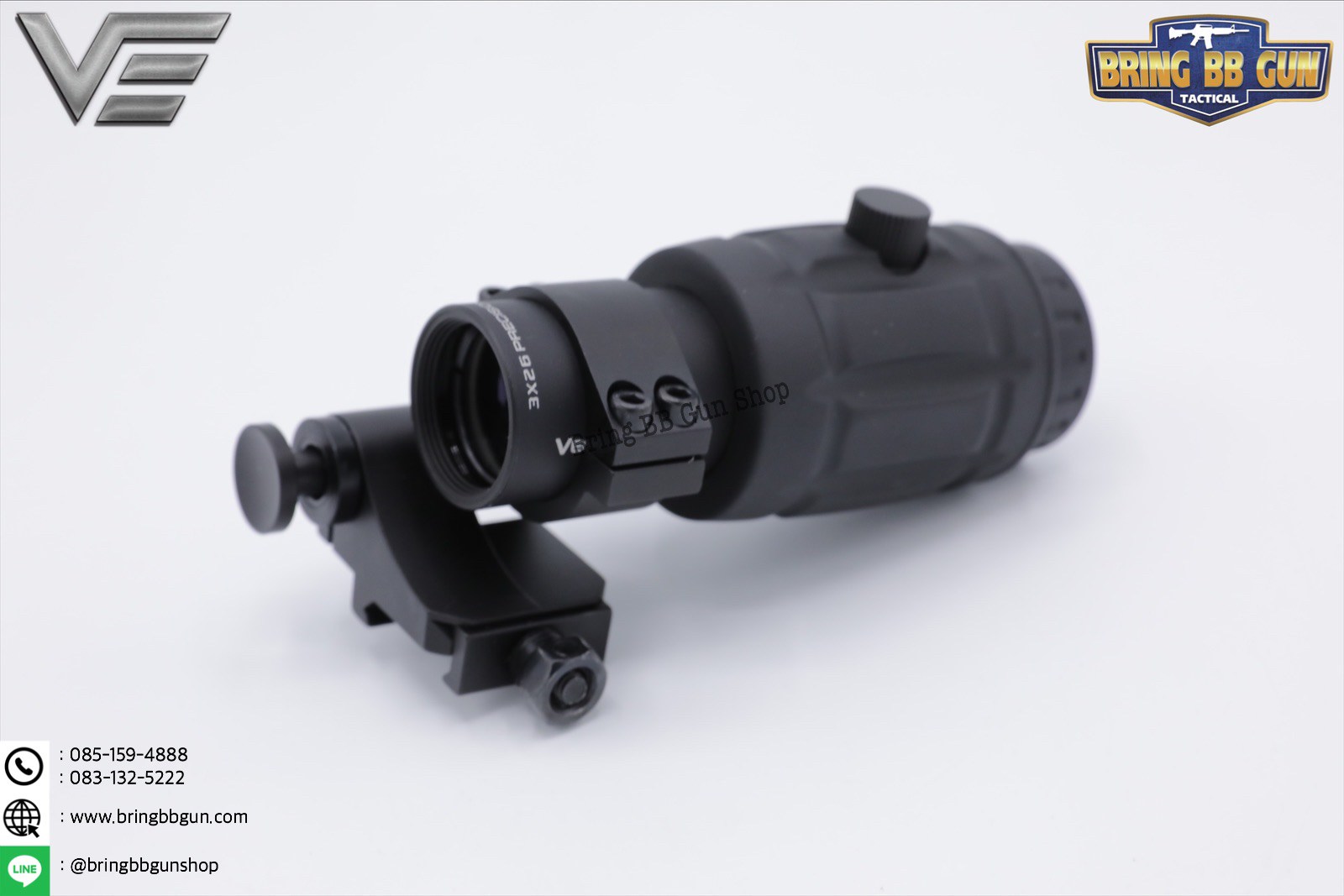 ซูมหลังดอท ยี่ห้อ Vector Optics รุ่น 3x Magnifier (Vector Optics 3x Magnifier with Flip Side Mount)