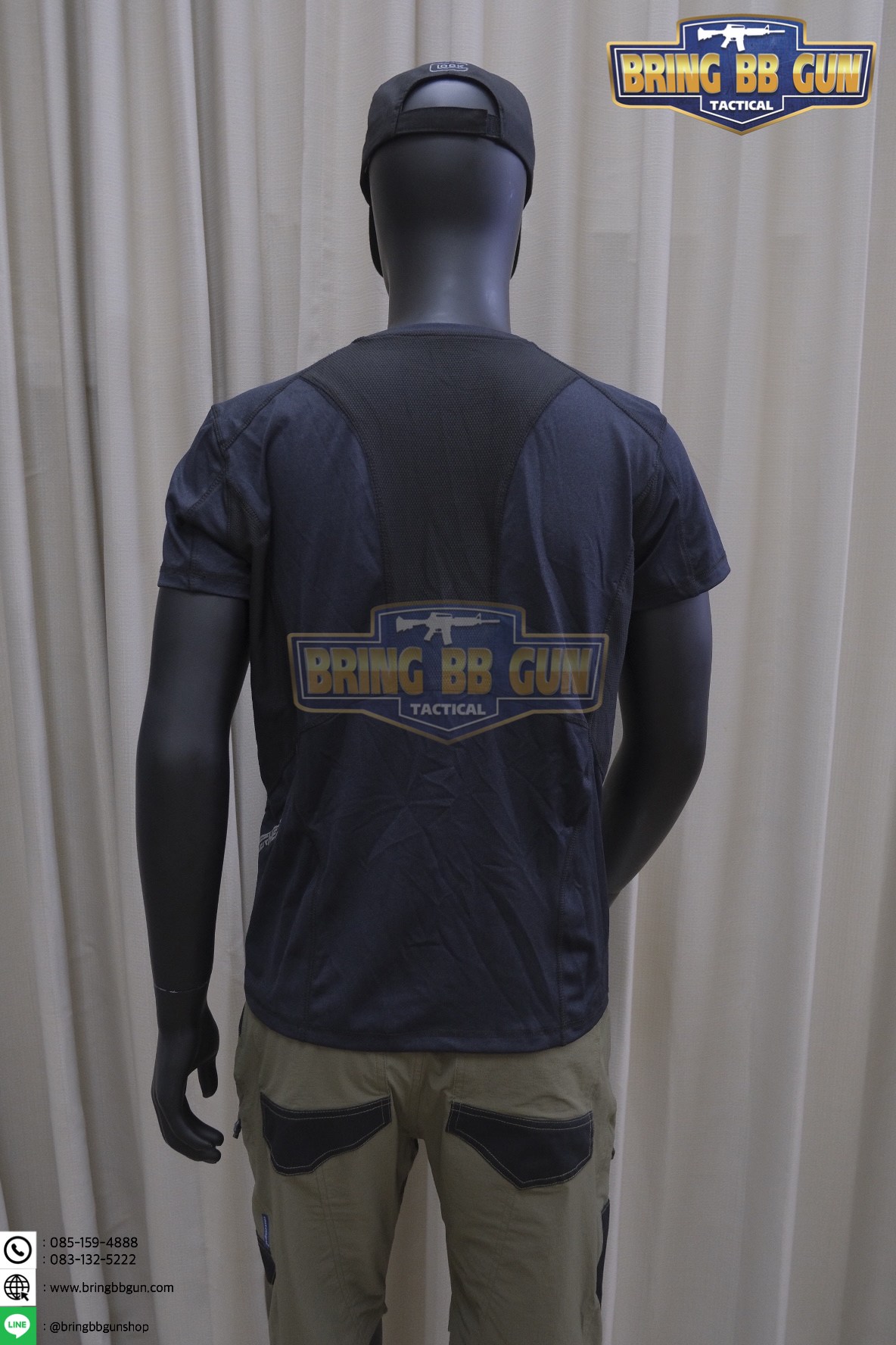 เสื้อยืดคอกลม ยี่ห้อ Thunderhead รุ่น แขนสั้น (เสื้อ IPSC , IDPA) (เสื้อแคมป์ปิ้ง) (เสื้อเดินป่า) (เสื้อออกกำลังกาย)