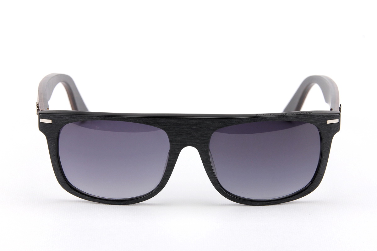 แว่นกันแดดขาไม้ Weekend Duet Collection Berlin Matte Black (Dark)