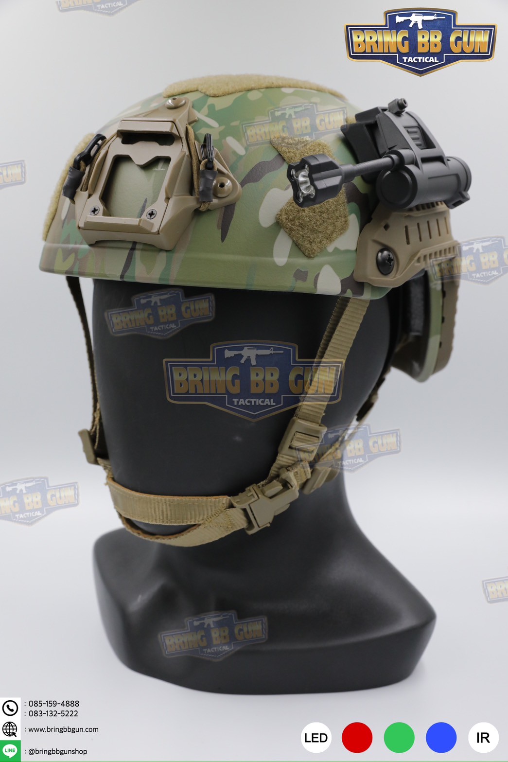 ไฟฉายติดหมวก MPLS Charge 4.0 (Military Helmet Light System) (ไฟฉายติดหมวกทรงPrinceton Tec)