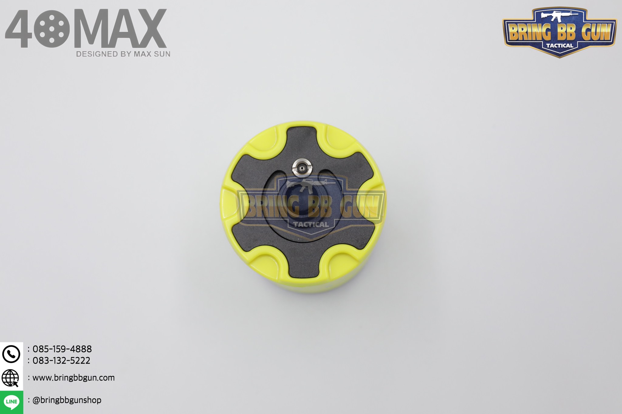 Airsoft Grenade ยี่ห้อ 40MAX (ระเบิดลูกกระสุนบีบีกันแบบอัดแก็ส)