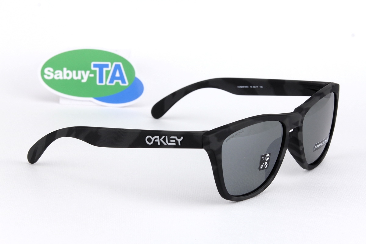 Oakley Frogskins Black Camo/Prizm Black SKU#OO9245-65 (Asian Fit)