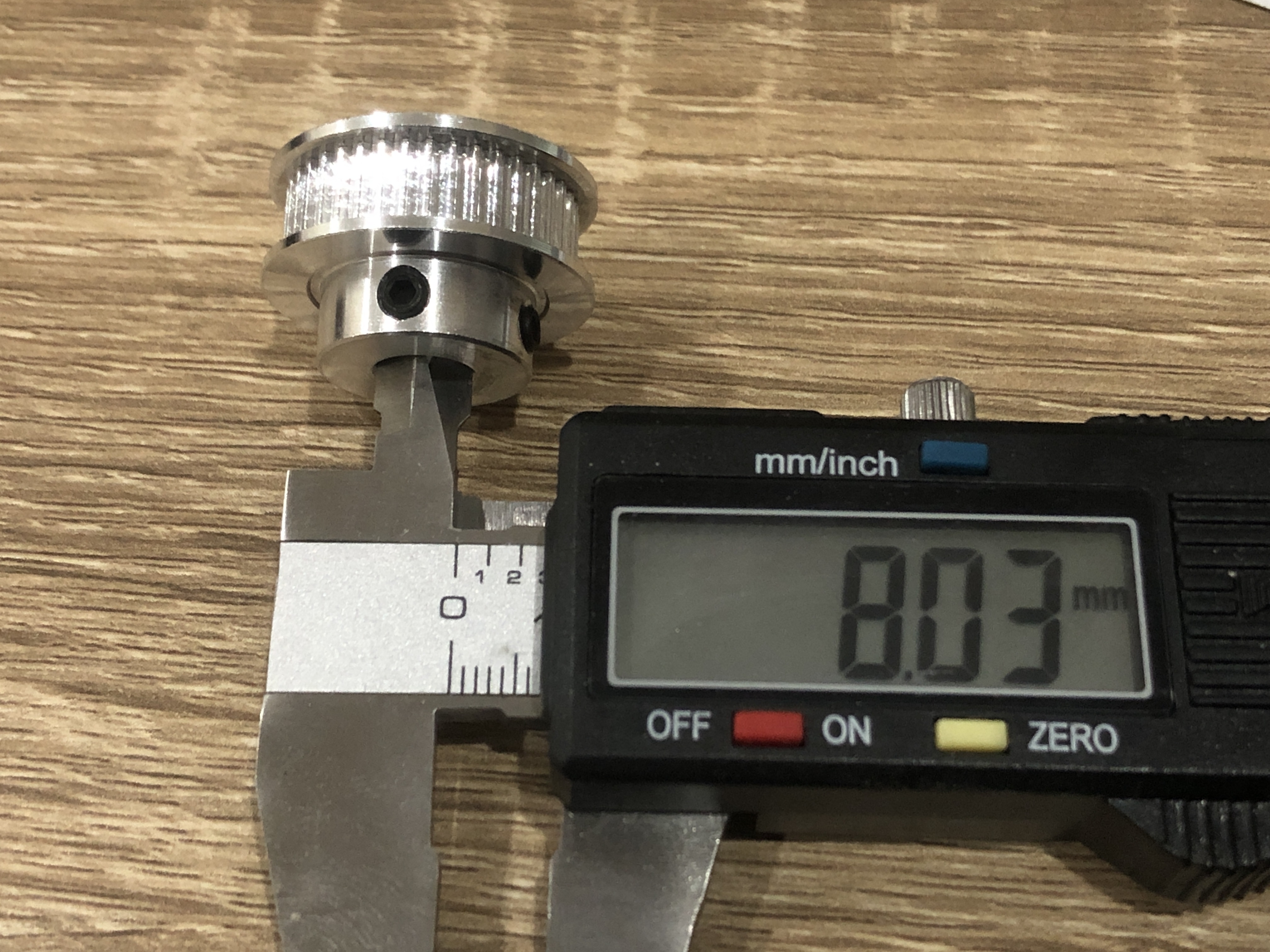 2GT Timing Pulley 40 ฟัน สำหรับสายพานกว้าง 6mm (ใส่แกน 8mm)