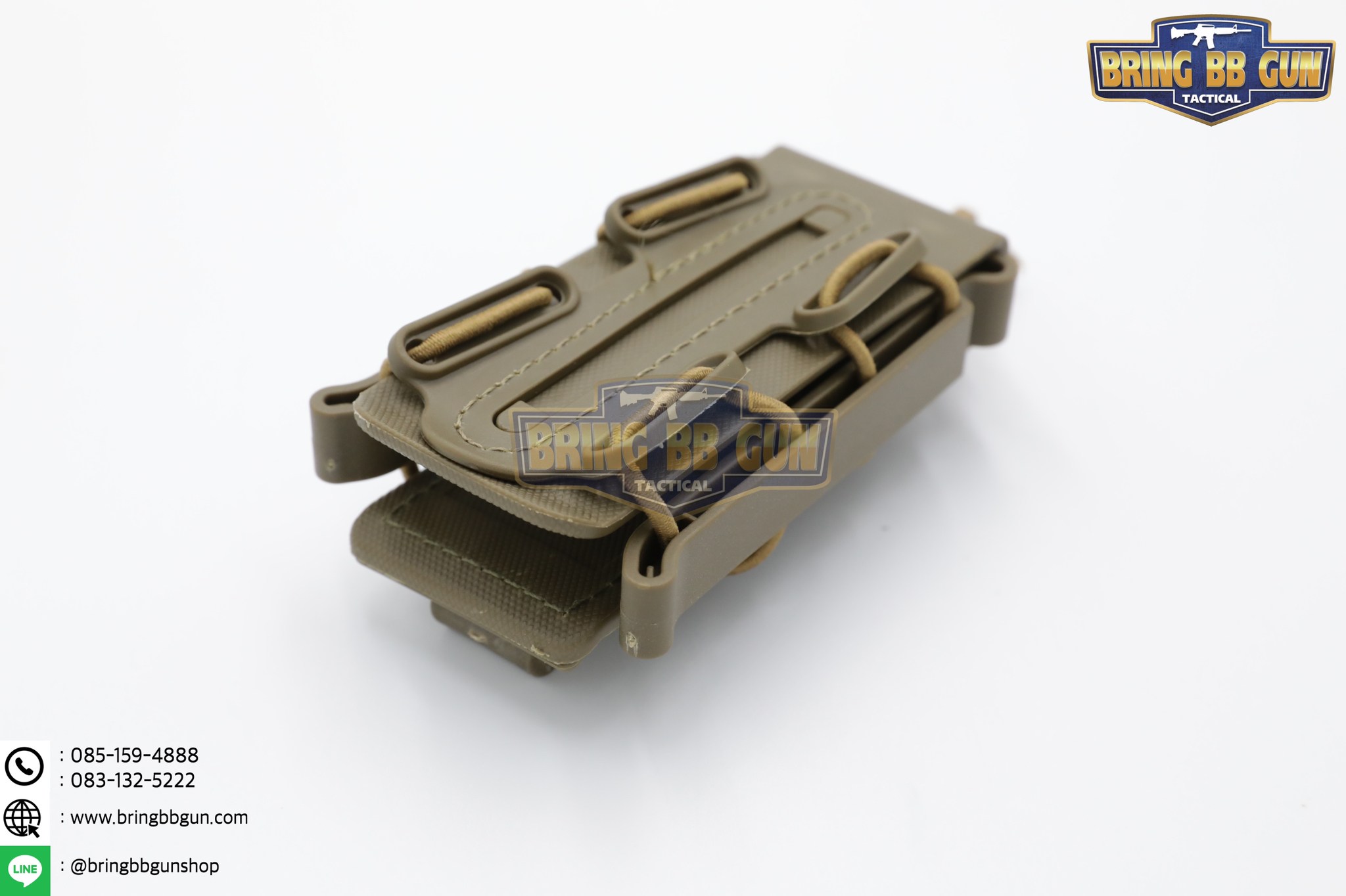 เพ้าเเม็กกาซีน Scorpion Soft Shell 9mm.&.45cal (ซองแม็กกาซีนปืนสั้น Scorpion Soft Shell) Scorpion Shape Soft Shell Magazine Pouch (9mm.&.45cal)