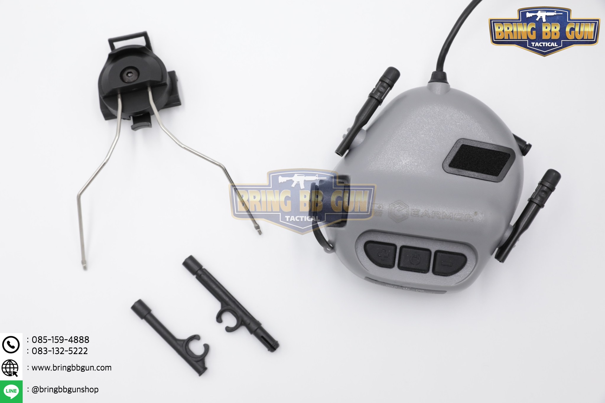 Helmet Rail Suspension Bracket (อแดปเตอร์ขาจับหูฟังใส่รางข้างหมวกฟาส)