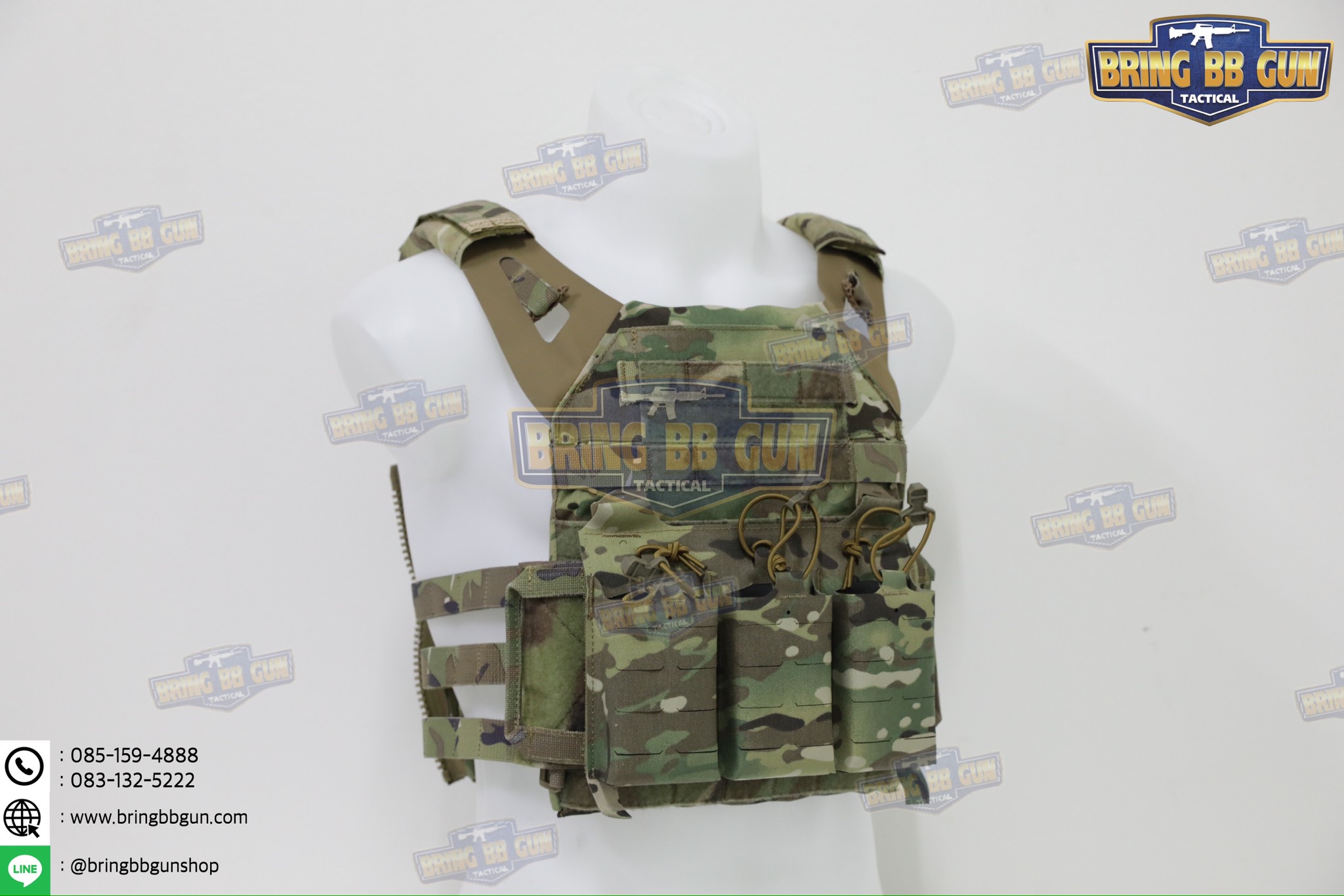 เสื้อเวส JPC 2.4 (เสื้อเวส JPC 2.0 + เพ้าแม็กกาซีน KTAR (5.56 แบบ3ช่อง)) (JPC 2.4 Plate Carrier) (JPC 2.0 + KTAR Front Flap)