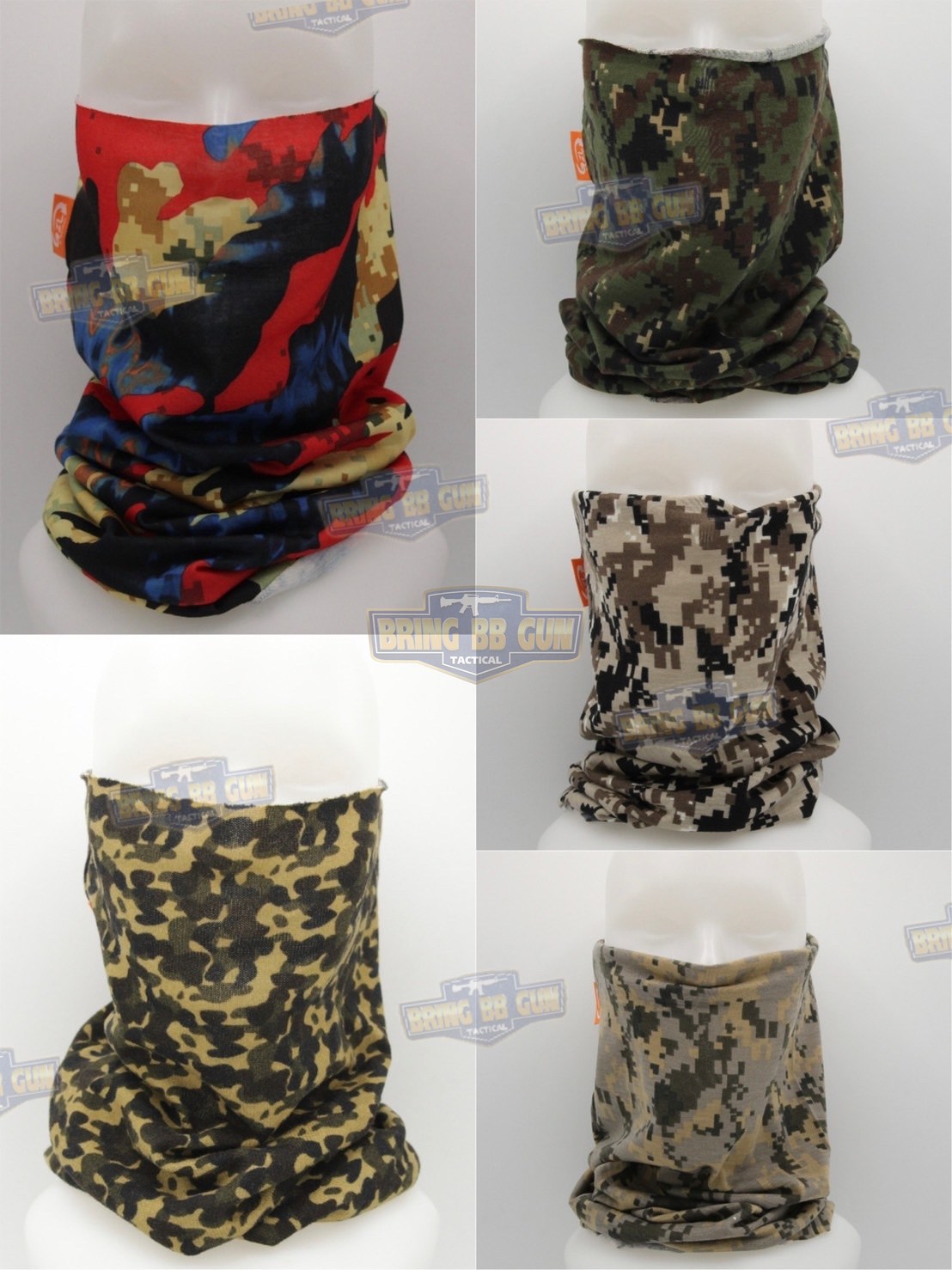 ผ้าบัฟ เนื้อCotton 100% ยี่ห้อ GZL (ผ้าอเนกประสงค์ กันแดด กันฝุ่น)