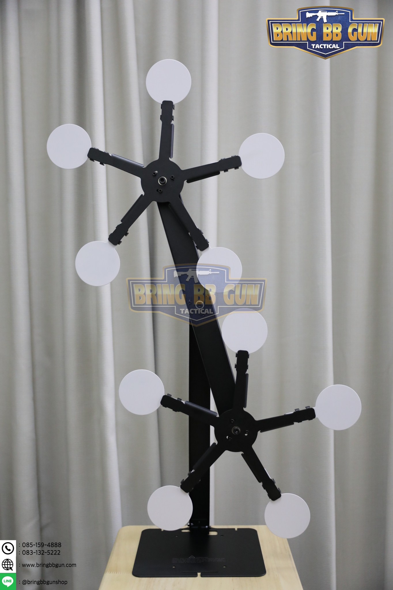 เป้าเพลทเหล็กสำหรับฝึกซ้อมยิงปืนบีบีกัน รุ่น 2XTexas Star