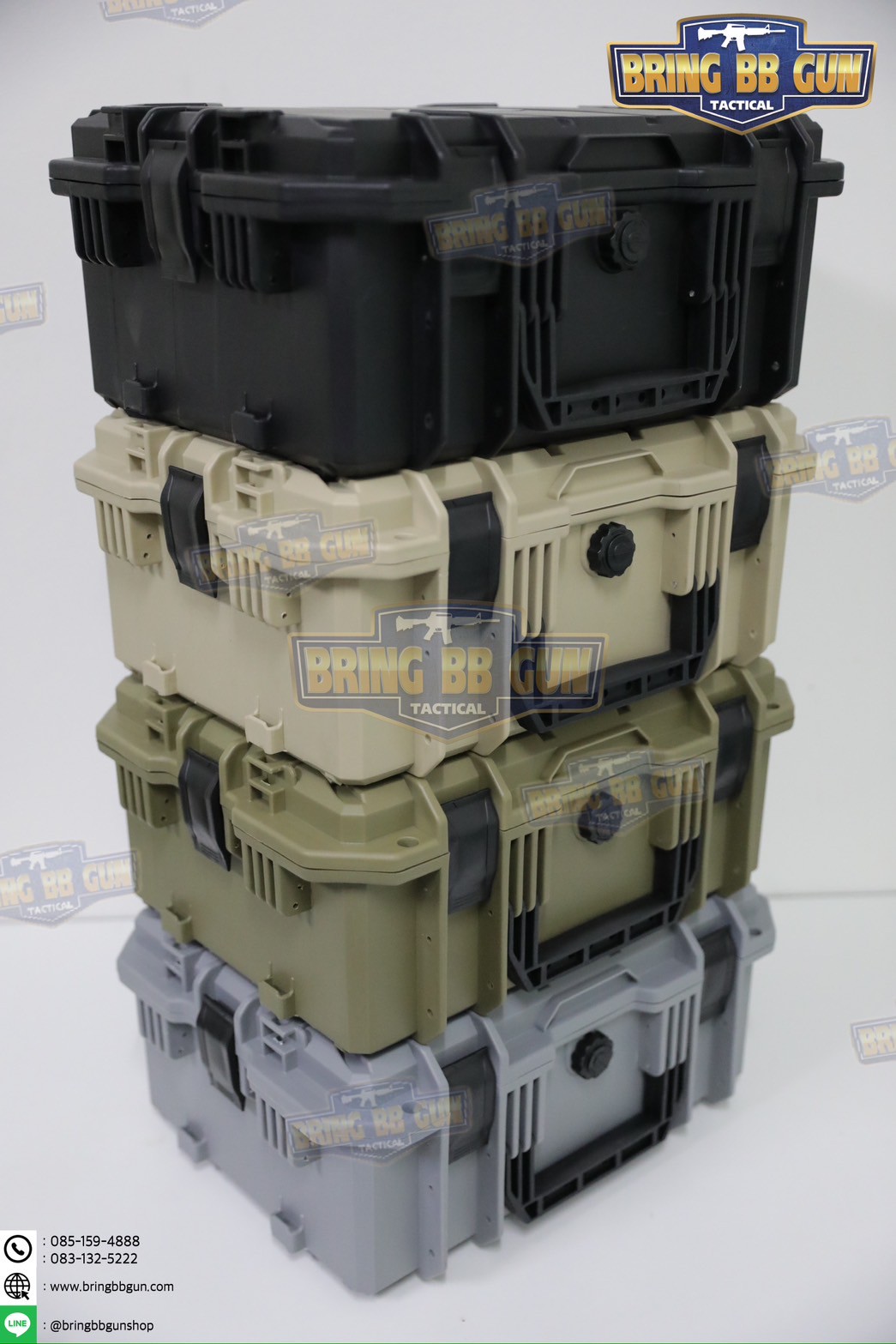 กล่องปืนสั้น Plasma Case รุ่น P03 (SW0818) (เคสกันกระแทรก Plasma) (กล่องกันกระแทก)