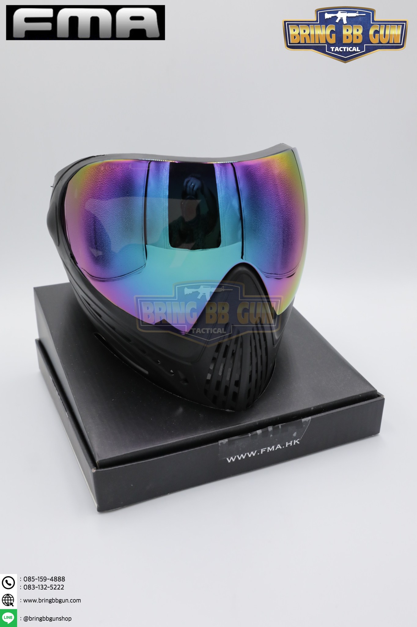 หน้ากาก F1 ยี่ห้อ FMA รุ่น เลนส์ 1 ชั้น