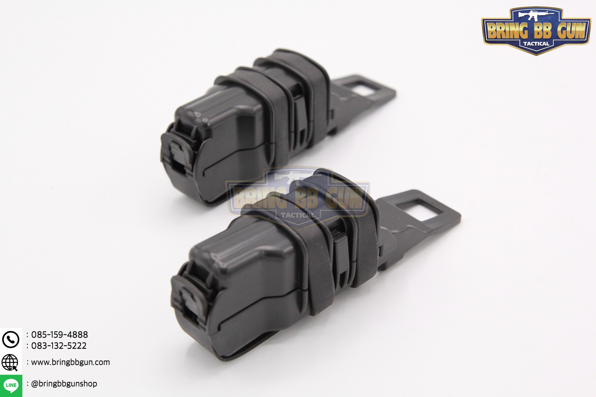 Fast Mag ปืนสั้น (คู่) (ซองแม็กกาซีนคู่ แบบแข็ง) (เพ้าแม็กกาซีนคู่)