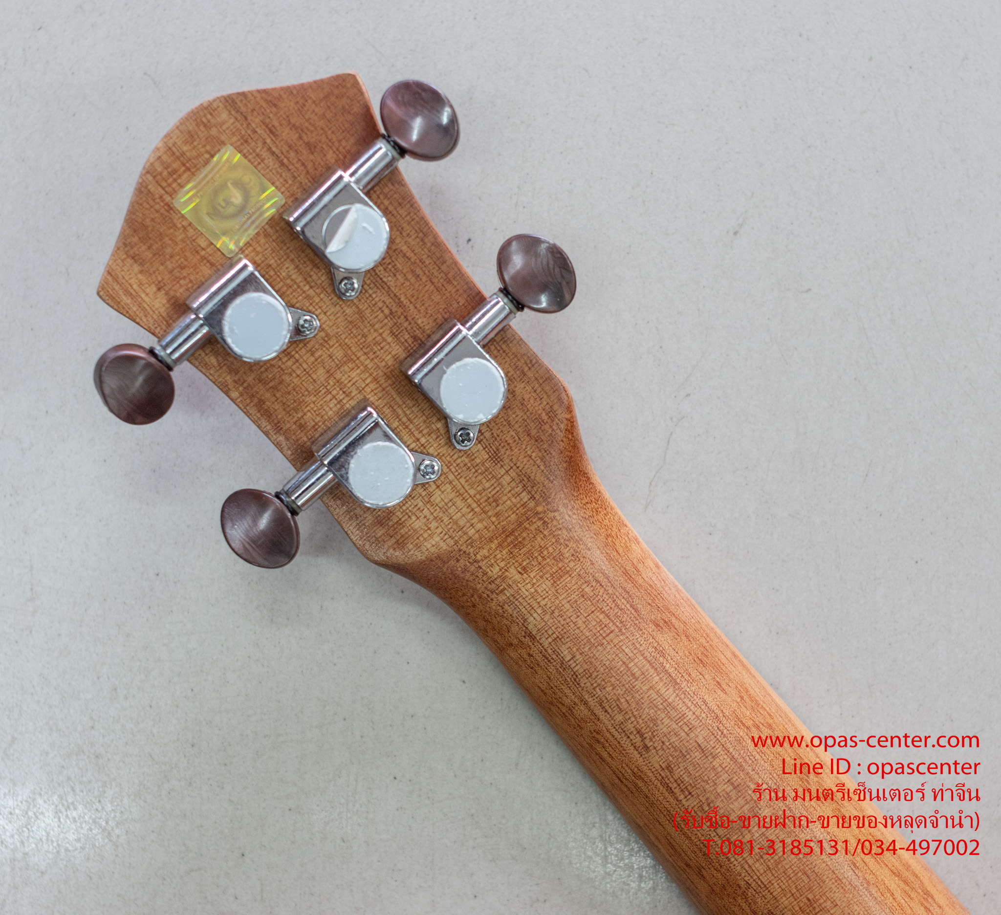 อคูเลเล่ UKULELE ยี่ห้อ Century ของใหม่ ขนาด Suprano รุ่น S-218 สีไม้ด้าน สวย เสียงดี ขายถูก