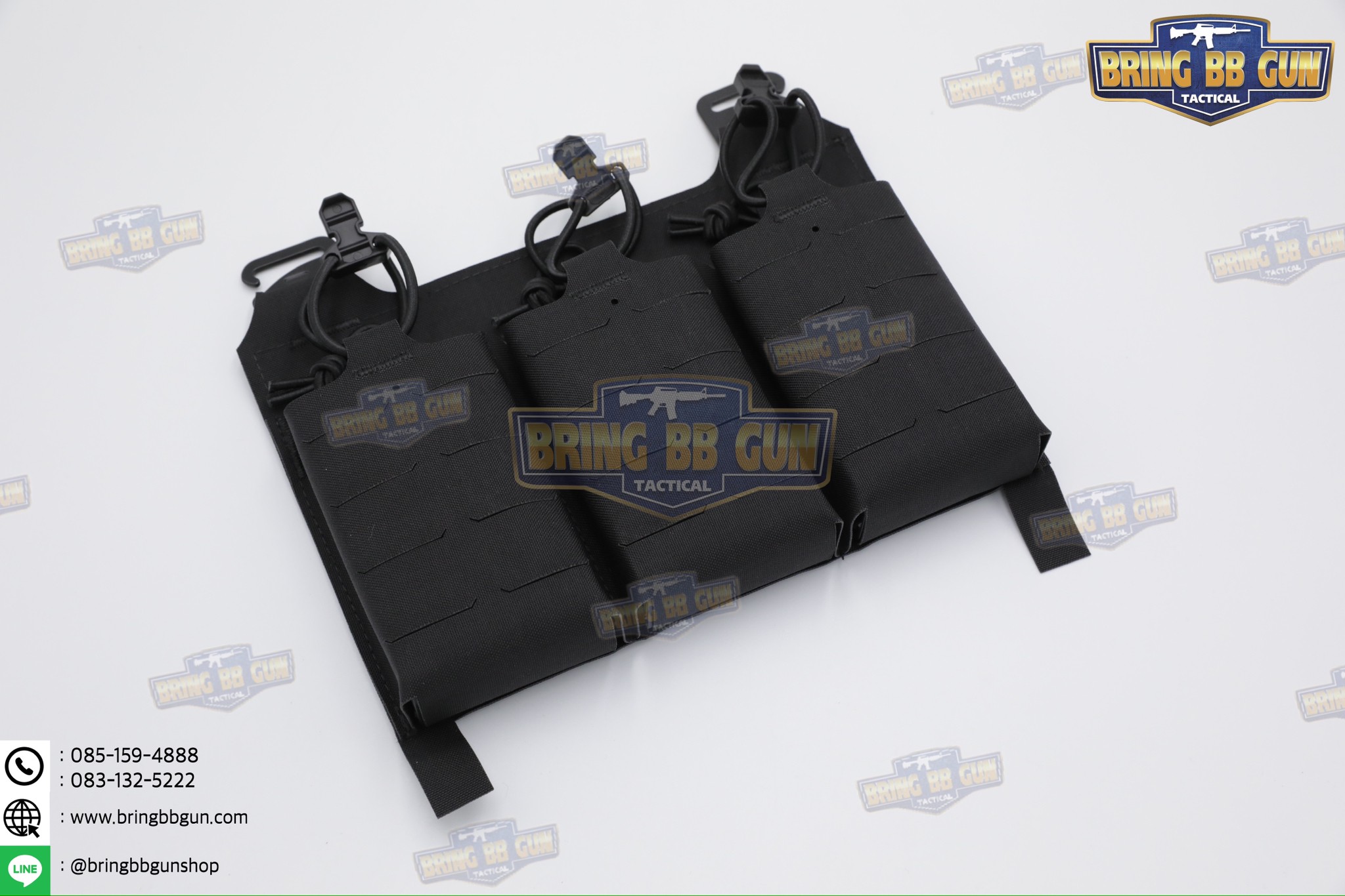 เพ้าแม็กกาซีน KTAR (5.56 แบบ3ช่อง) (V5 PC Triple Mag Plate) (G Buckle + Velcro) (Ferro Concepts KTAR Front Flap) (KTAR Front Flap)