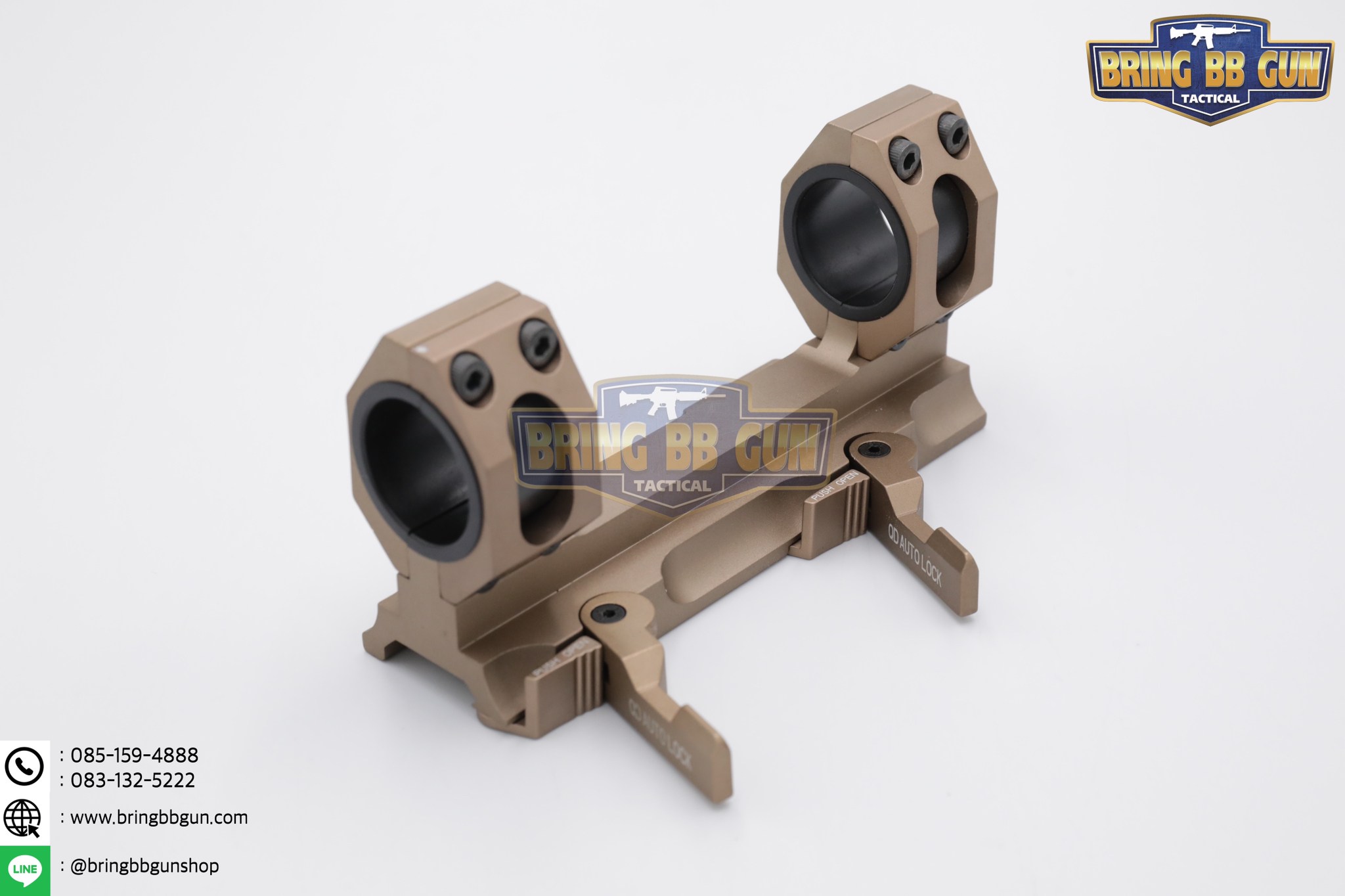 ขาจับกล้องคู่แบบปลดไว (ไซค์เล็ก) Scope AR Recon QD Mount ขาจับกล้องขนาดวง 25 และ 30mm. รุ่นปลดไว จับราง 20 mm.