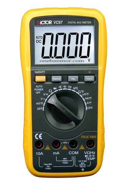 Victor VC97 DIGITAL MULTIMETER TRUE RMS - AUTO RANGE ถูกจริง สเปคดี จัดเต็ม วัดไฟแบบ True RMS (เหมือน Fluke ) ในราคาที่ทุกคนเอื้อมถึง