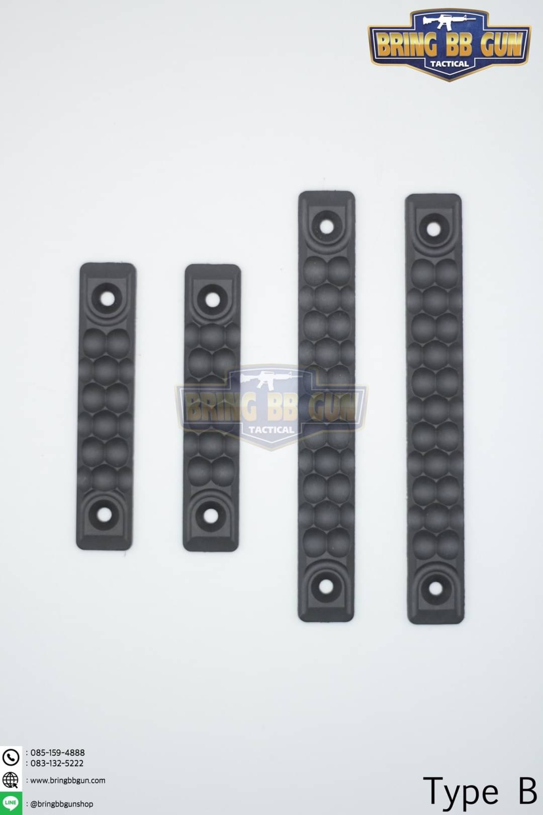 M-Lok Cover แบบพลาสติก (ใช้ได้กับชุดหน้าระบบราง M-Lok เท่านั้น)