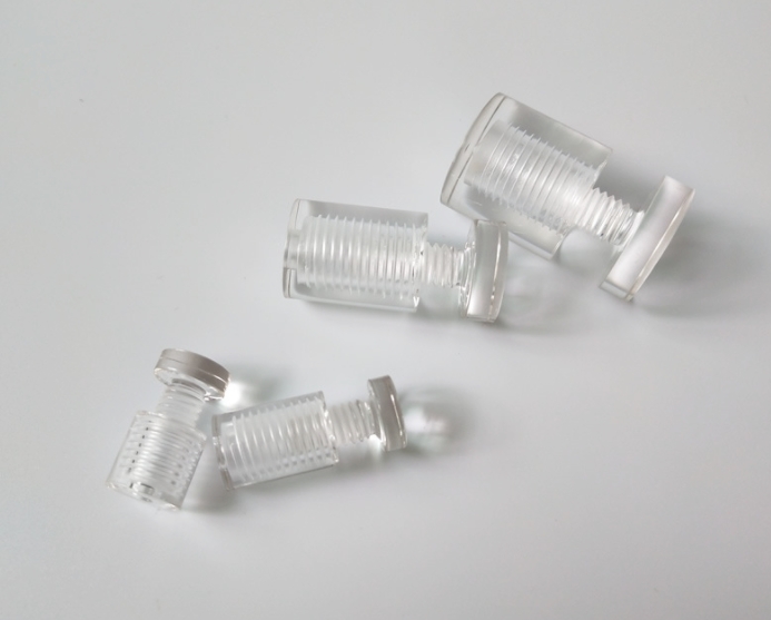 หมุดลอยอะคริลิคใส ยึดกรอบภาพ หมุดยึดกระจก ขนาด 19*25 mm. (สั่งขั้นต่ำ 12 อัน)