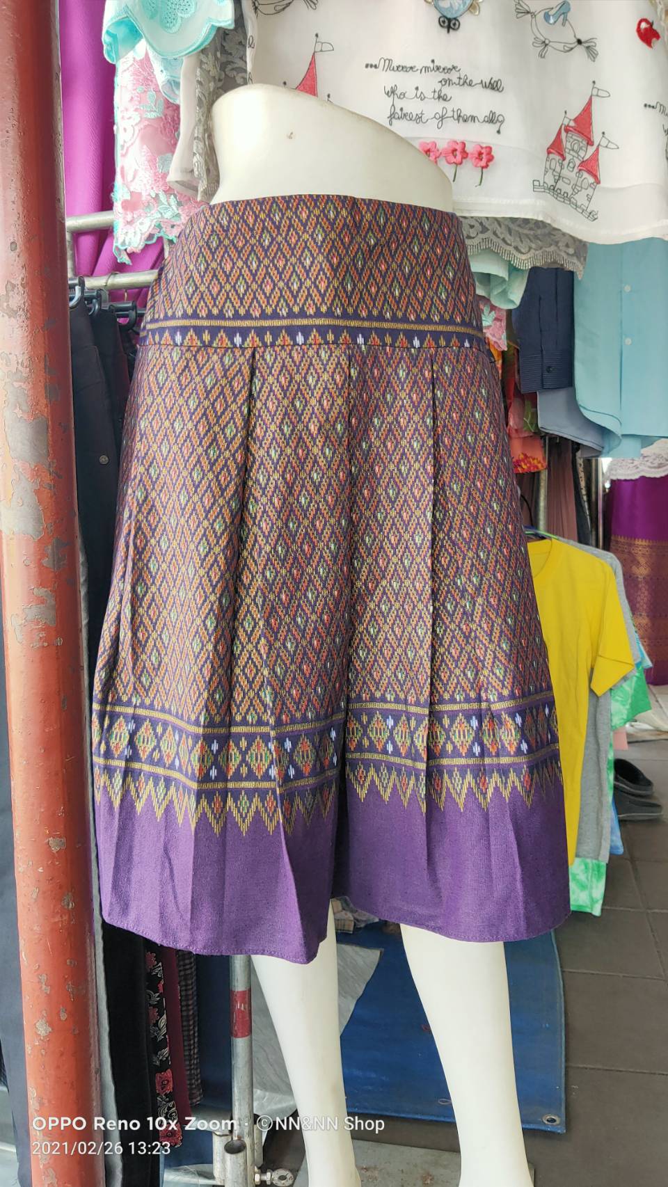 NNandNN Shop 6 0001 กระโปรงจีบทวิส หลายสี 34