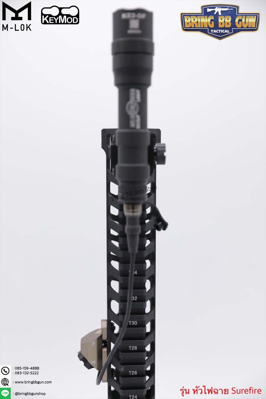 สวิตช์หางหนู ยี่ห้อ Unity (Hot Button) รุ่น ราง M-Lok และ Keymod