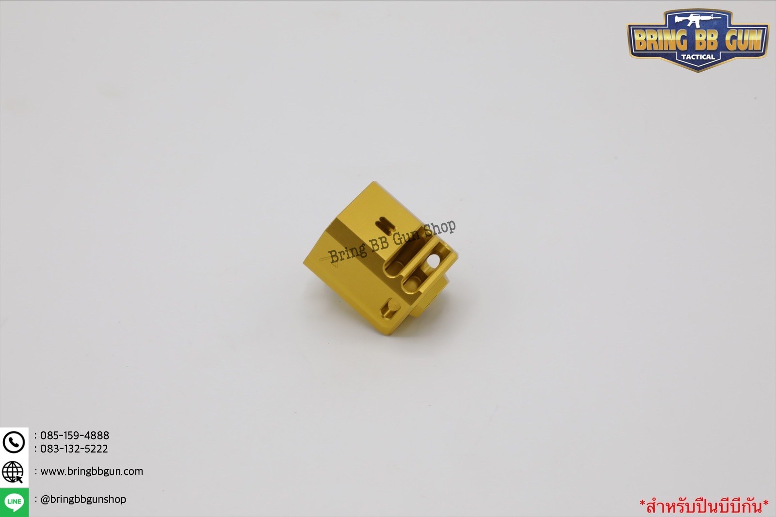 หัวคอม Glock ยี่ห้อ Agency Arms (Agency) (Pistol Compensators) น้ำหนัก : 52กรัม