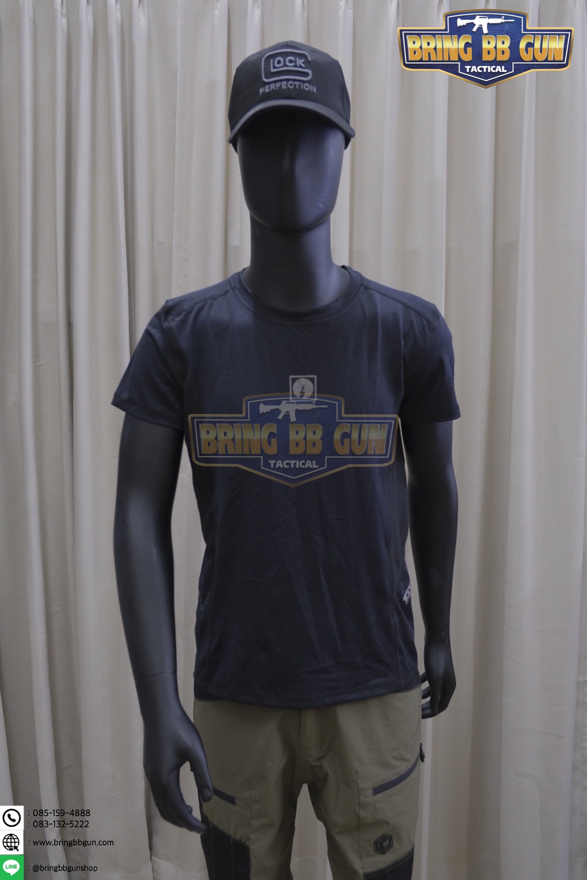 เสื้อยืดคอกลม ยี่ห้อ Thunderhead รุ่น แขนสั้น (เสื้อ IPSC , IDPA) (เสื้อแคมป์ปิ้ง) (เสื้อเดินป่า) (เสื้อออกกำลังกาย)