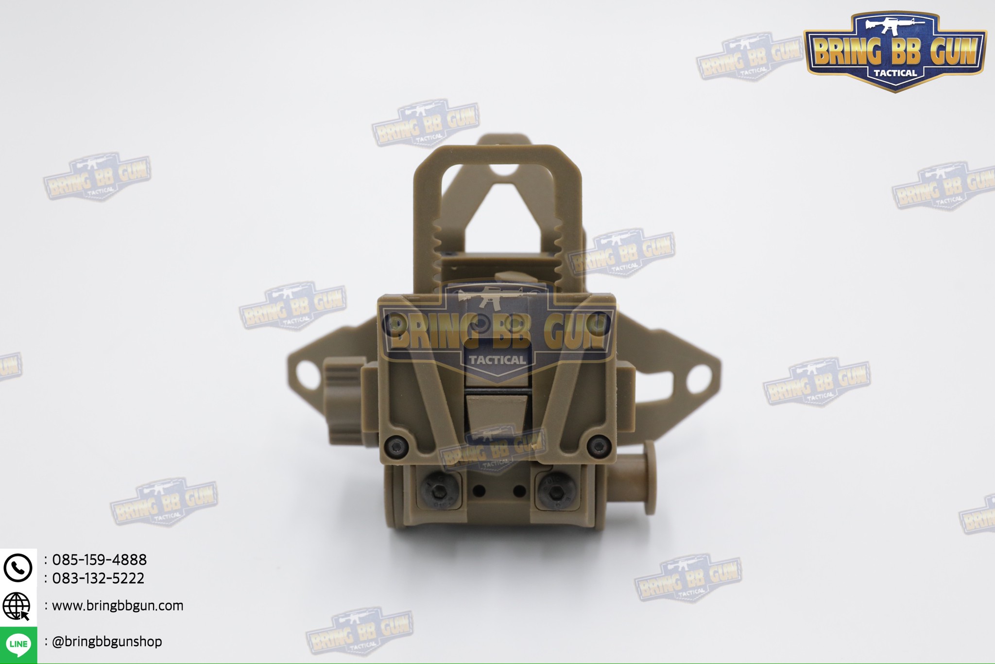 แป้นหน้าหมวกจับกล้องไนท์วิชั่น (Night Vision) รุ่น บอดี้พลาสติก (L4G69 NVG Mount) (FIXED NIGHT VISION GOGGLE MOUNT) (Night Vision Goggle Mount)